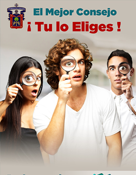 Cartel informativo sobre la Elección de Consejeros Universitarios 2018-2019, los días 26 y 27 de septiembre