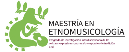 Identidad gráfica para anunciar la Maestría en Etnomusicología