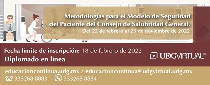 Diplomado: Metodologías para el Modelo de Seguridad del Paciente del Consejo de Salubridad General