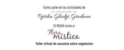 Flora mística. Taller virtual de acuarela sobre vegetación
