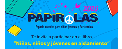 Participa en el libro: Niñas, niños y jóvenes en aislamiento