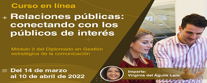 Curso: Relaciones públicas: Conectando con los públicos de interés
