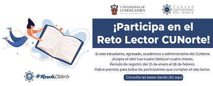 Participa en el Reto Lector CUNorte