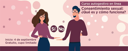 Curso autogestivo en línea: Consentimiento sexual ¿qué es y cómo funciona?