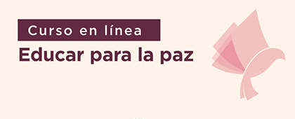 Curso en línea: Educar para la paz