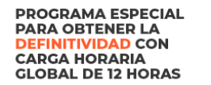 Imagen - Programa especial para obtener la definitividad con carga horaria global de 12 horas, profesores de asignatura 2023