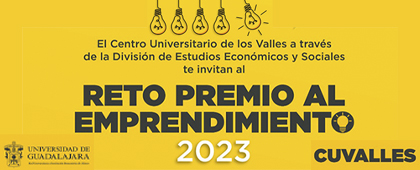Cartel del Reto Premio al Emprendimiento 2023