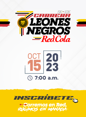 Cartel de la 7 Carrera Leones Negros