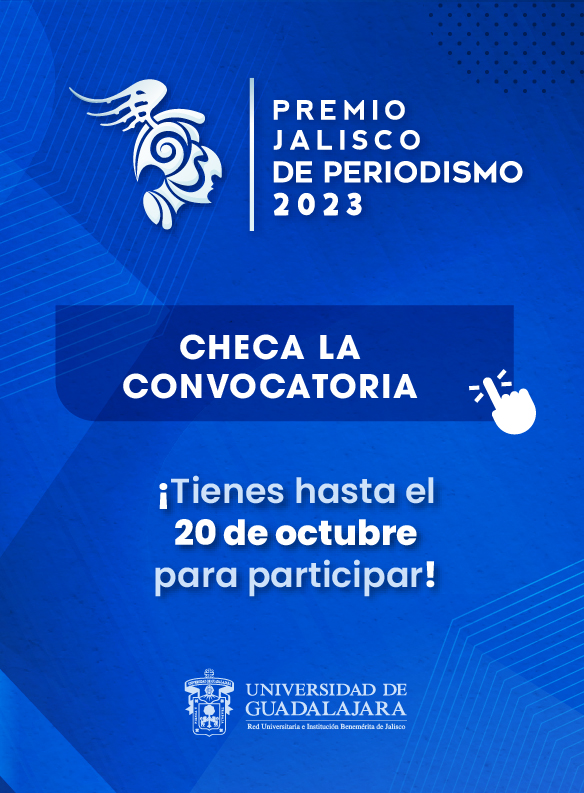Cartel del Premio Jalisco de Periodismo 2023