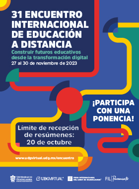 Cartel de ¡Participa con una ponencia en el 31 Encuentro Internacional de Educación a Distancia!