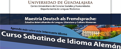 Cartel del Curso sabatino de idioma alemán