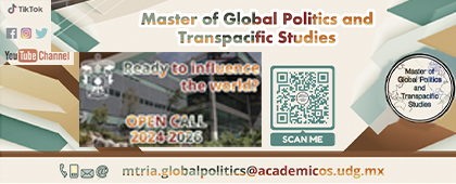 Cartel del Master of Global Politics and Transpacific Studies