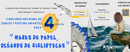 Cartel del Concurso Nacional de Dibujo y Pintura Infantil 2024, 4ta. edición