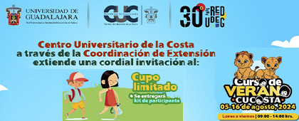 Cartel del Curso de verano CUCosta