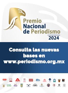 Cartel del Premio Nacional de Periodismo 2024