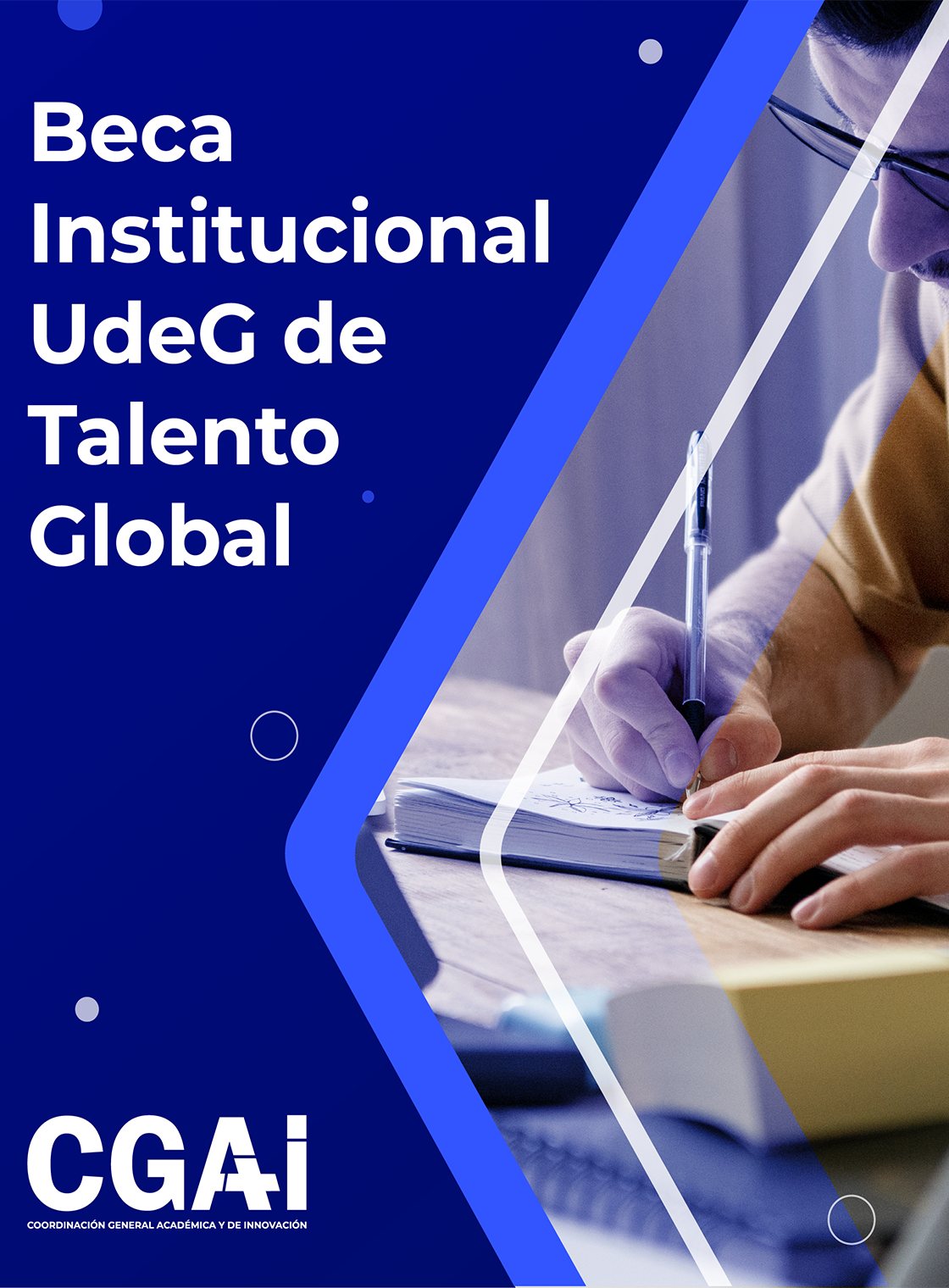 Banner de la Beca Institucional UdeG de Talento Global