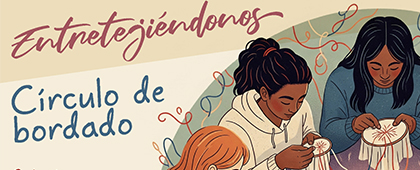 Entretejiéndonos: Círculo de bordado