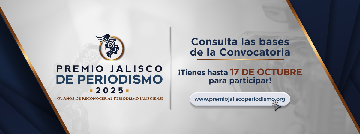Cartel del Premio Jalisco de Periodismo 2025