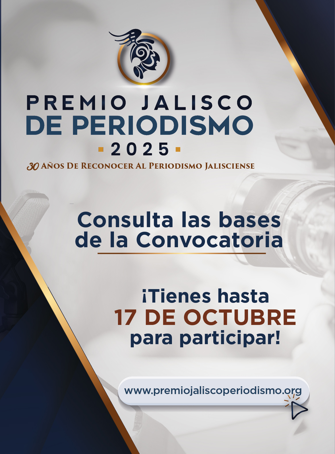 Cartel del Premio Jalisco de Periodismo 2025
