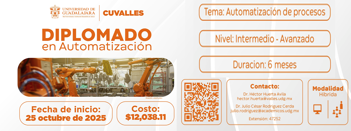 Cartel del Diplomado en Automatización