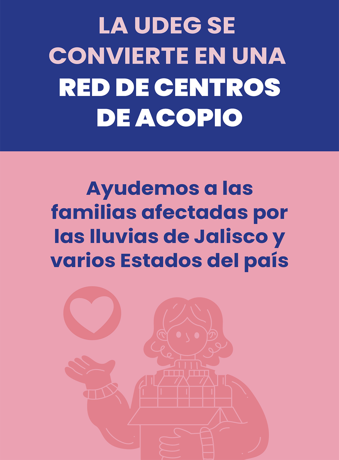 Banner del Centro de Acopio UdeG