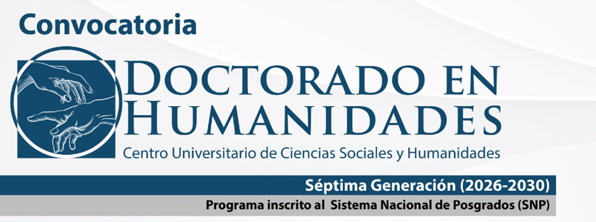 Banner del Doctorado en Humanidades, séptima generación 2026-2030