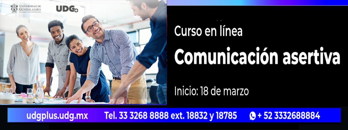 Cartel del Curso en línea: Comunicación asertiva