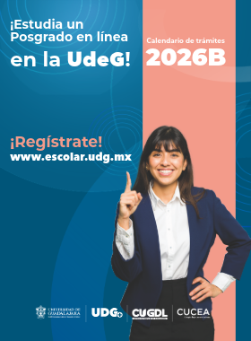 Cartel de los Posgrados en línea de la UdeG - Calendario 2026B