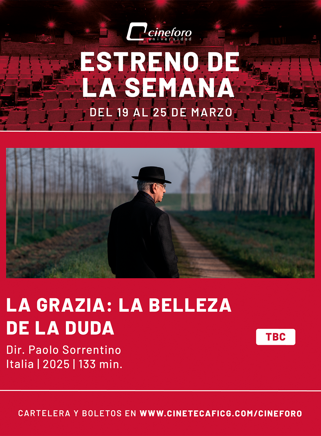 Cartelera del Cineforo Universidad