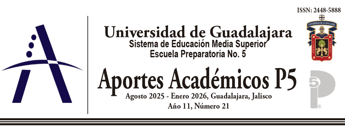 Cartel de la Revista Aportes Académicos P5, Año 11, Número 21