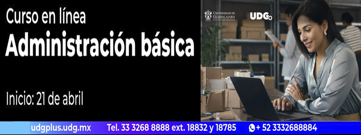 Cartel del Curso en línea: Administración básica