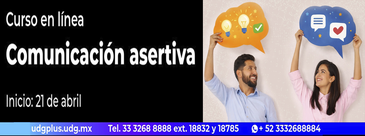 Cartel del Curso en línea: Comunicación asertiva
