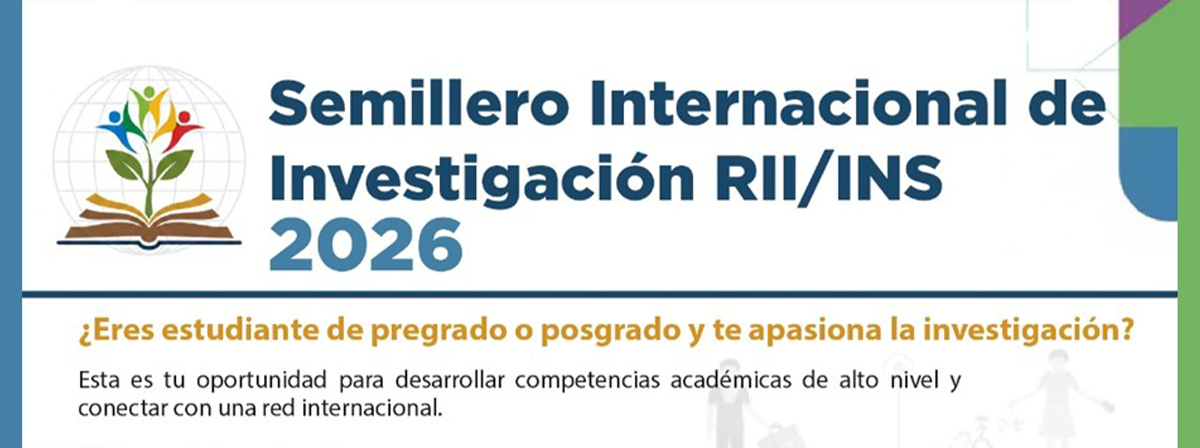 Cartel del Semillero Internacional de Investigación RII/INS, convocatoria 2026, CUCSH