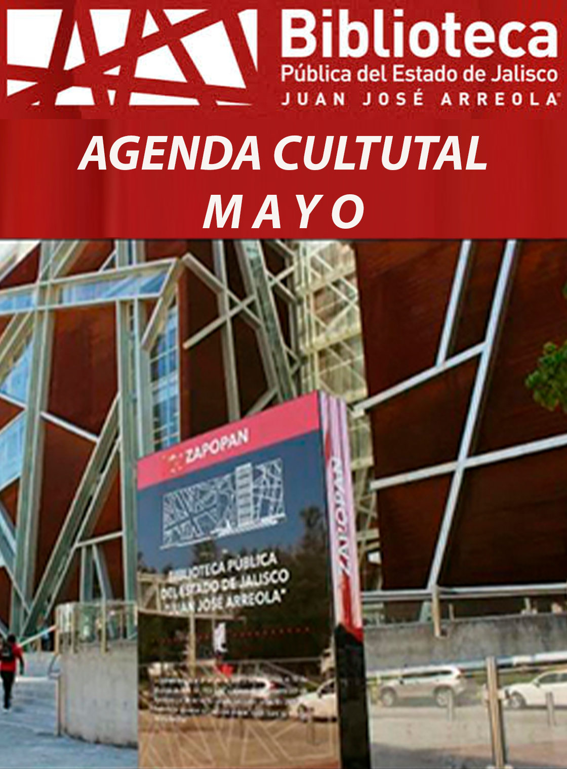 Programación cultural del mes de MAYO de la Biblioteca Pública del Estado de Jalisco