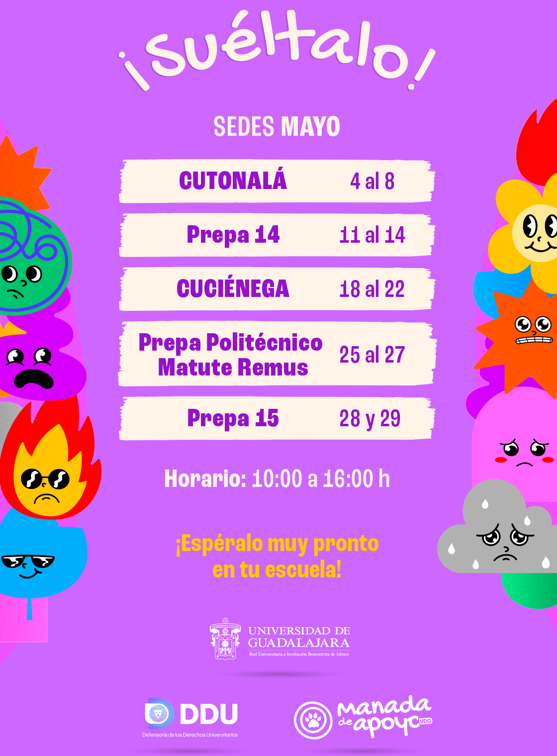 Banner ¡Suéltalo! Consulta las sedes donde estará el camioncito en este mes de mayo