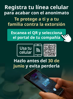 Registra tu línea celular para acabar con el anonimato