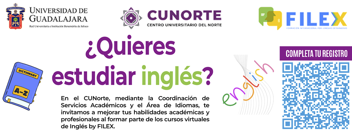 Cartel de los Cursos de Inglés by FILEX 2026B
