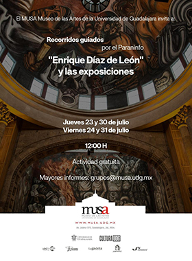 Recorridos guiados por el Paraninfo “Enrique Díaz de León” y sus exposiciones