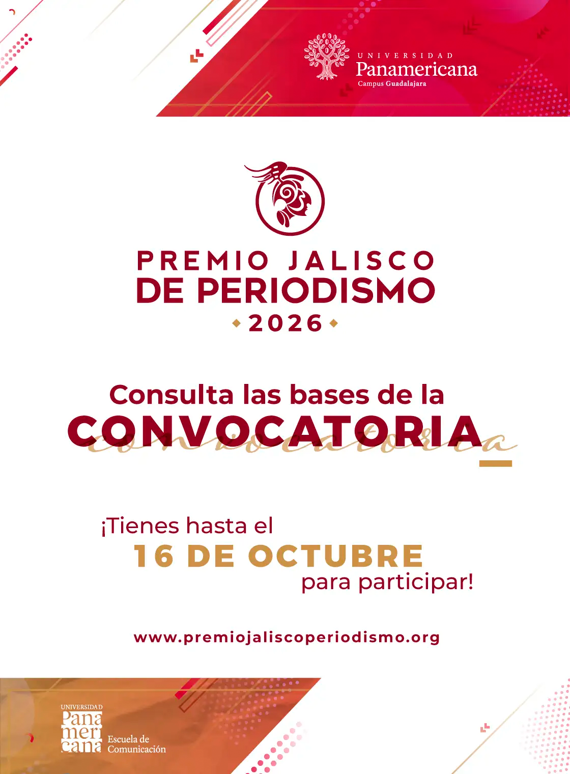 Banner de la Convocatoria Premio Jalisco de Periodismo
