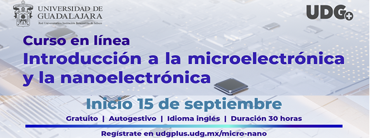 Cartel del Curso en línea: Introducción a la microelectrónica y la nanoelectrónica