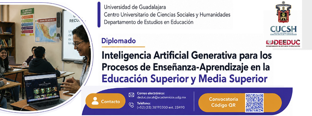 Cartel del Diplomado: Inteligencia Artificial Generativa para los Procesos de Enseñanza-Aprendizaje en la Educación Superior y Media Superior