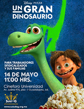 Proyección de la cinta: Un gran dinosaurio | Universidad de Guadalajara