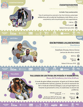 Actividades del ITRALI y el Programa Letras para Volar en el marco de la declaratoria de "Guadalajara, Capital Mundial del Libro"