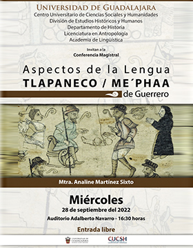 Conferencia magistral: Aspectos de la Lengua Tlapaneco / Me'phaa de Guerrero