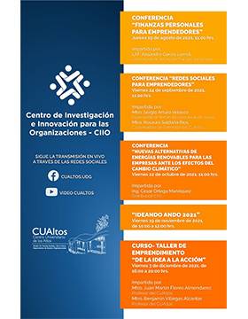 Conferencias del Centro de Investigación e Innovación para las Organizaciones - CIIO