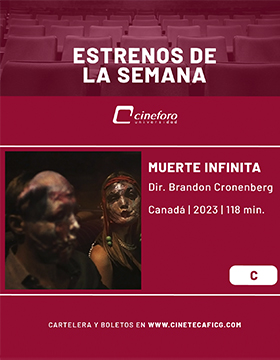 Grafico de la Cartelera del Cineforo Universidad, del 29 de marzo al 5 de abril