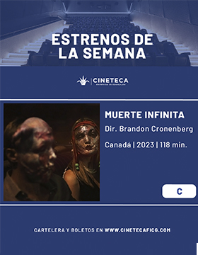 Grafico de la Cartelera de la Cineteca FICG, del 30 de marzo al 5 de abril