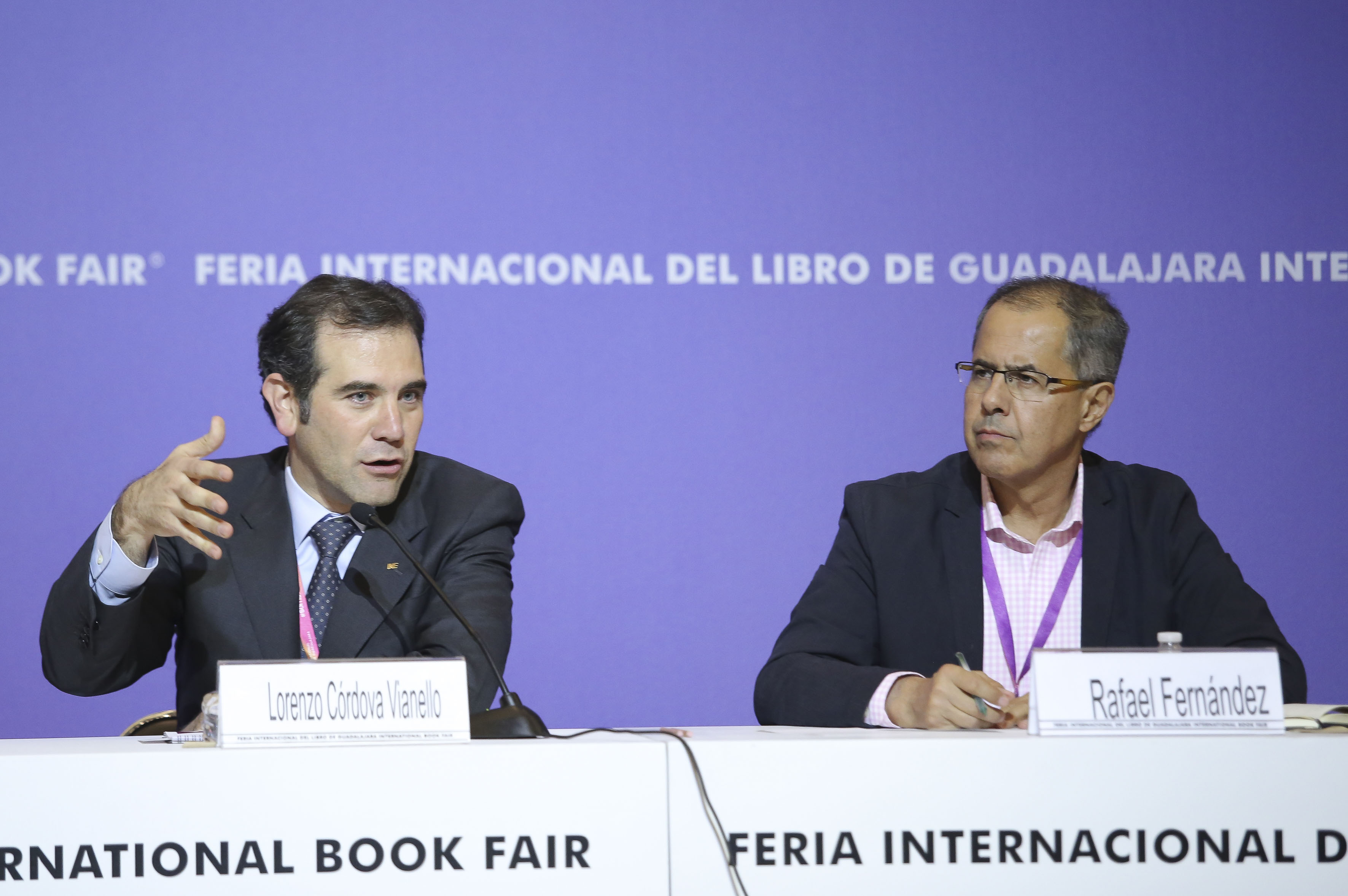 Presidente del Instituto Nacional Electoral (INE), doctor Lorenzo Córdova Vianello, haciendo uso de la palabra 
