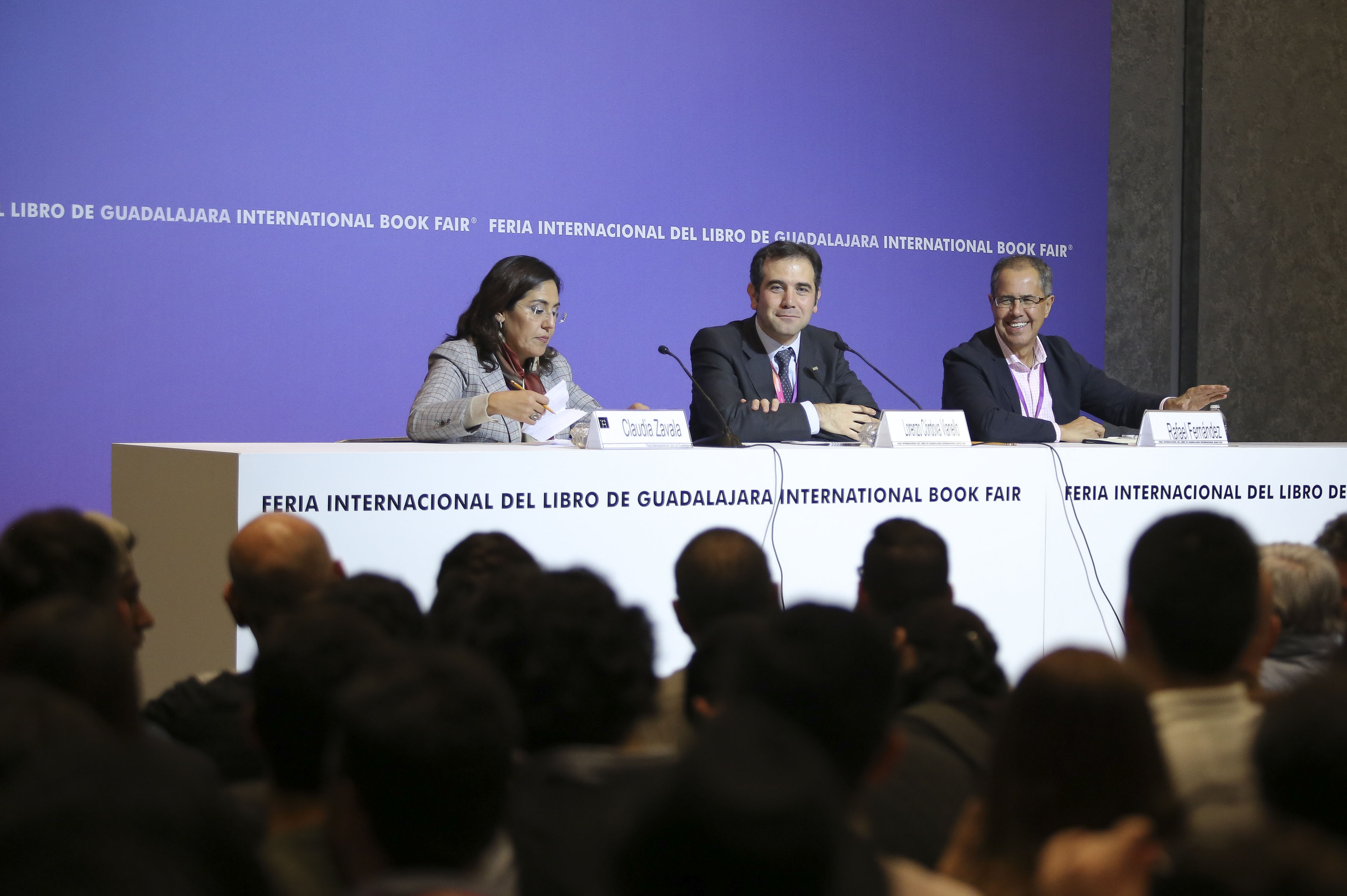 Conferencia magistral “Los retos del INE en 2018”, durante la Feria Internacional del Libro de Guadalajara (FIL).