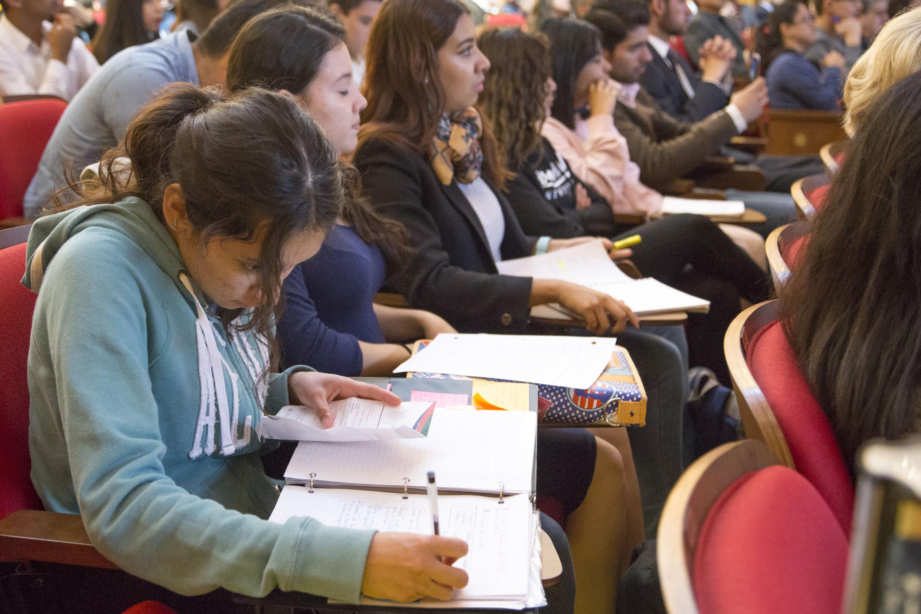 Publico asistente al Coloquio de Invierno de la Red de Políticas Públicas